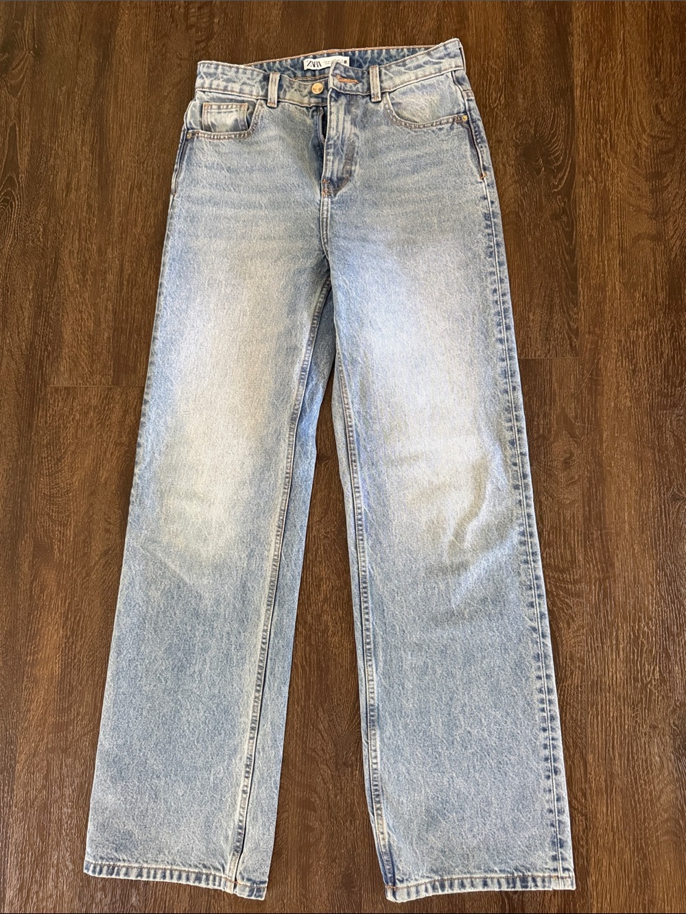 Zara light wash jeans